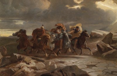 On the Run by Henri Felix Emmanuel Philippoteaux